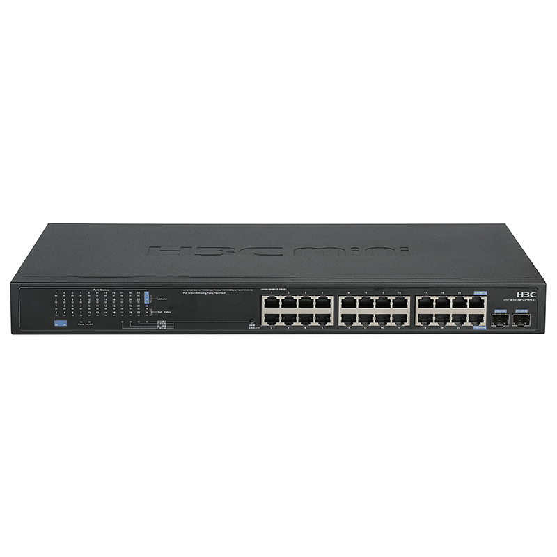 H3C MS4024P-HPWR-EI 24电+2个上行千兆光口POE无管理安防交换机